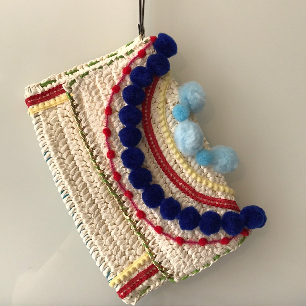 pom pom artisan bag